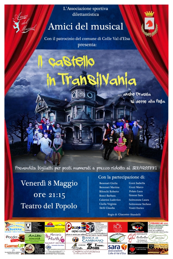 Locandina Il Castello In Transilvania - Amici del Musical